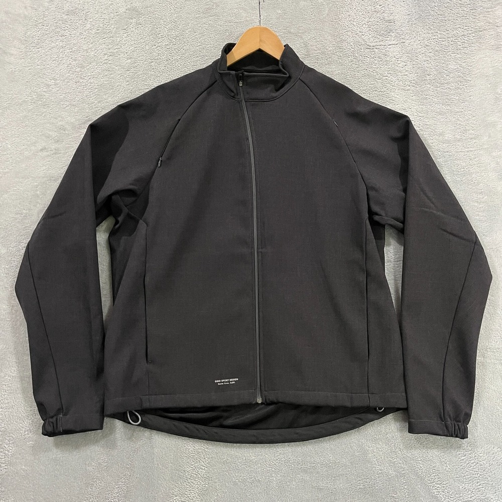 Giro Sport Design Jacket Men's‎ XL Cycling Rain Gray Zipper Vented